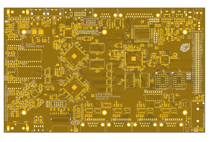 C256 Rev B board. C256 Rev B board.