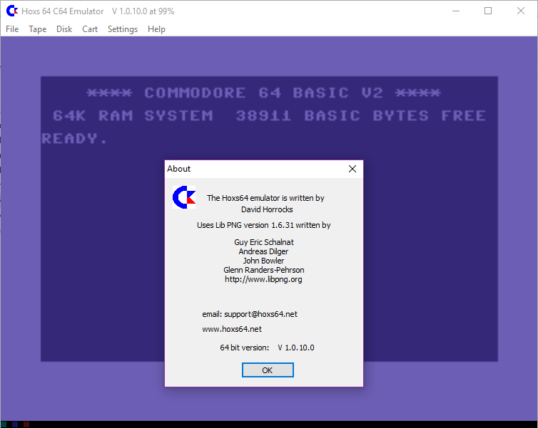 Hoxs64 Emulator for Windows 10