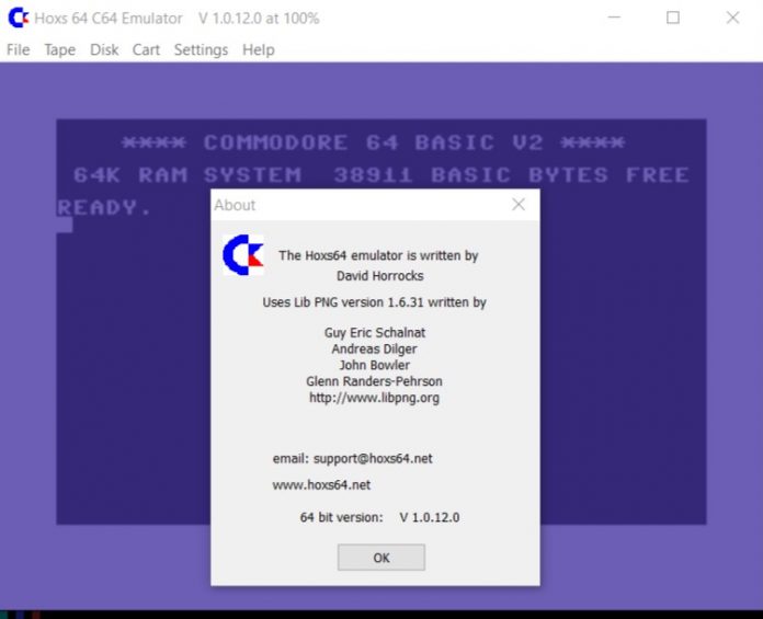 Hoxs64 Emulator v1.0.12.0 Hoxs64 Emulator v1.0.12.0