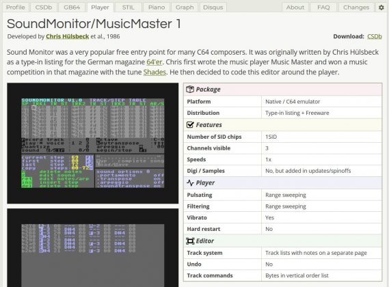 DeepSID SoundMonitor/MusicMaster1