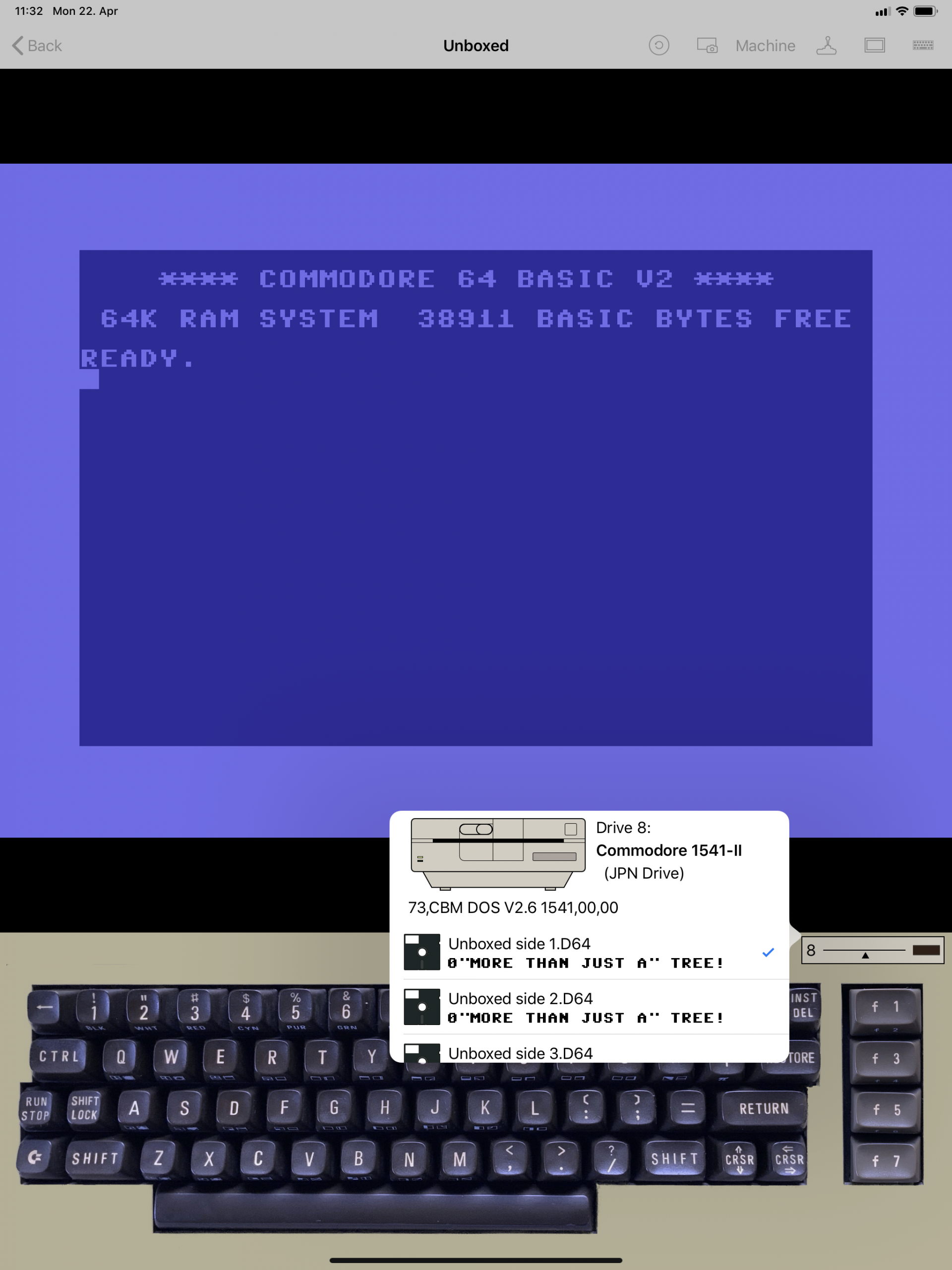 New C64 Emulator For The IPad