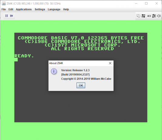 Z64K Emulator v1.2.3