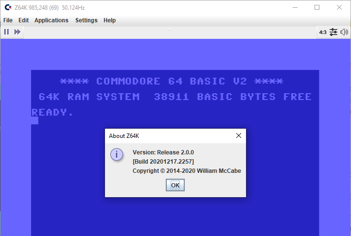 Z64K Emulator 2.0.0 Release Z64K 2.0.0