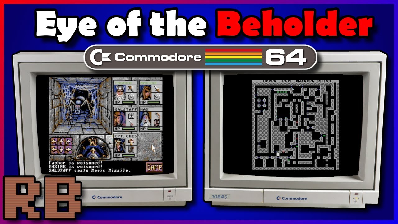 Retrobits Preview Of 'Eye of the Beholder' For C64 The Oasis BBS