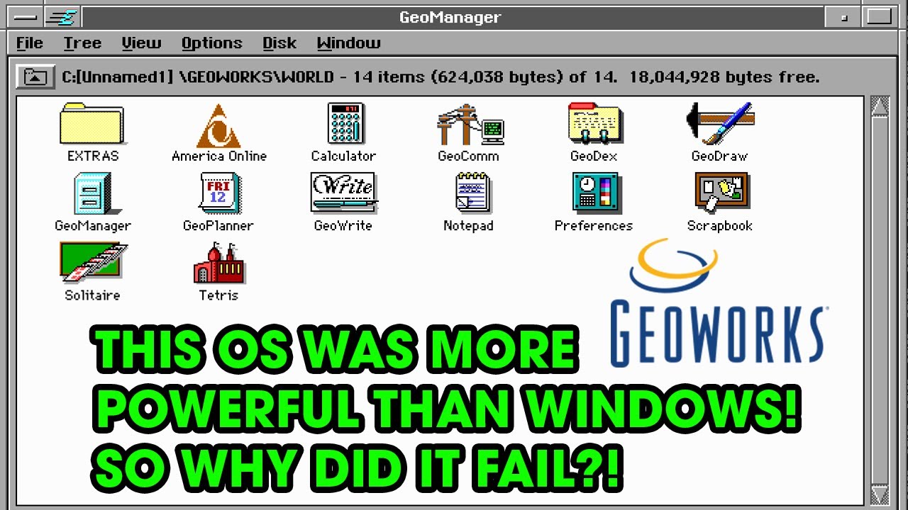 Microsoft and Apple Wanted This OS – GeoWorks Rise and Fall - The Oasis BBS