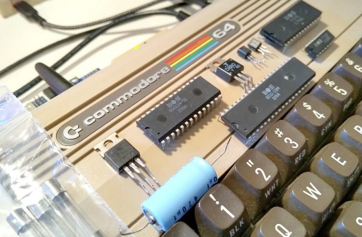 Repairing a Commodore 64 with Multiple Chip Failures