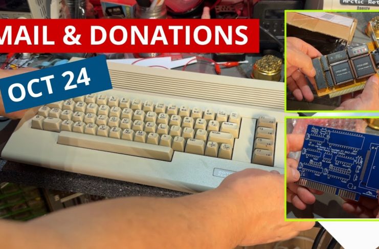 Arctic Retro’s Mail and Donations – Oct 2024 – A C64c not working, XT CF Lite card, PC XT CGA clone card