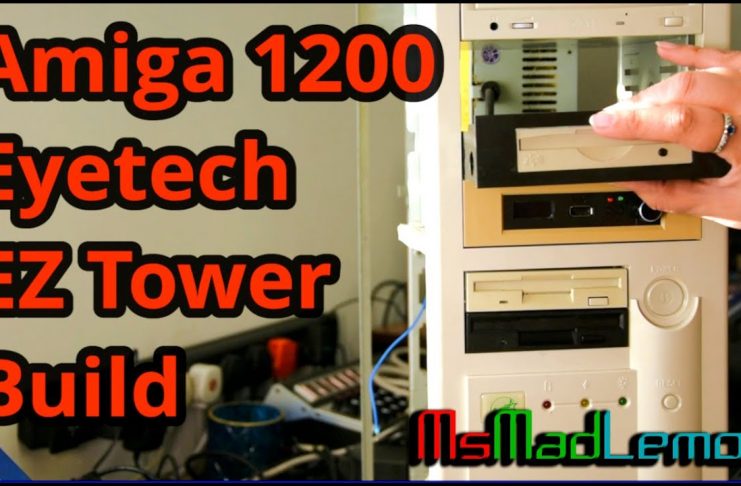 Amiga 1200 Build: Installing Drives and Modifying Cables