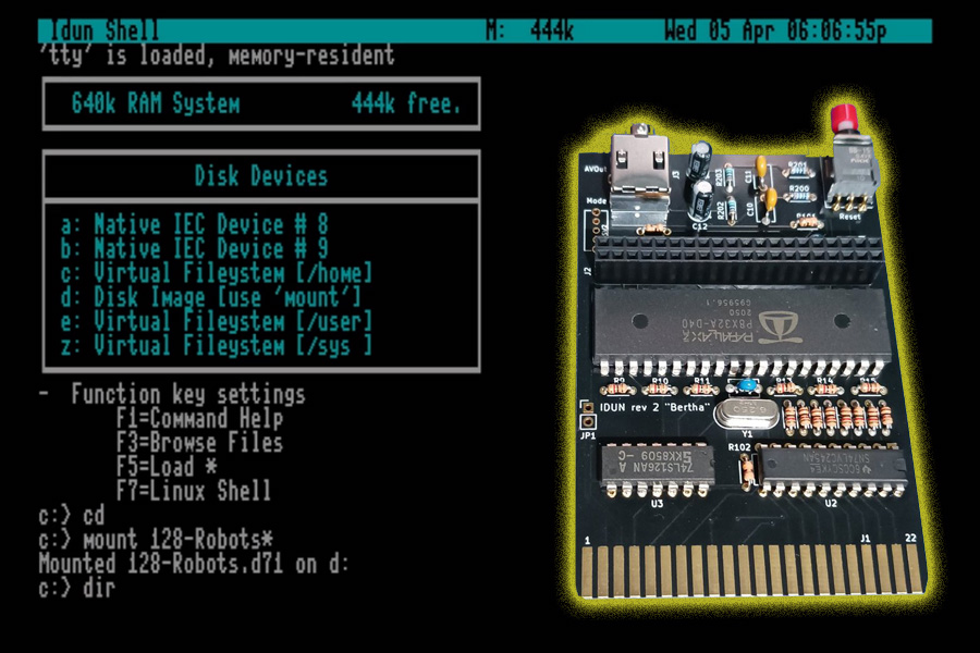 Idun for the Commodore 128 and C64