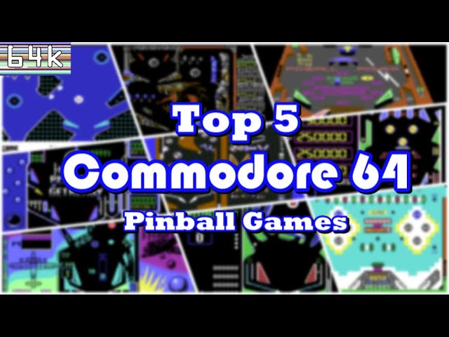 Commodore 64 pinball games