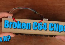 Repairing C64 Case Clips