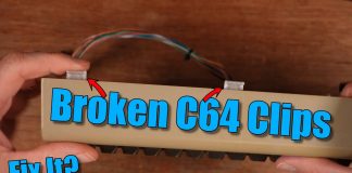 Repairing C64 Case Clips