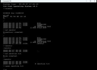 X16 MS-DOS BIOS