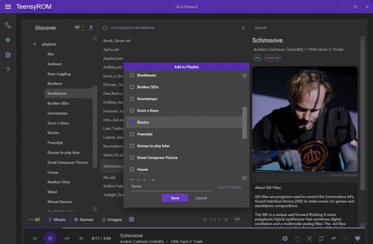TeensyROM Desktop UI