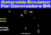 Asteroids arcade emulator
