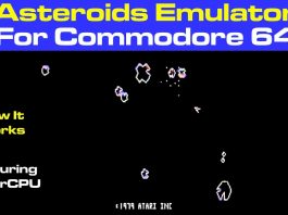 Asteroids arcade emulator