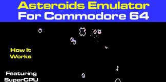 Asteroids arcade emulator