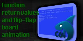 sharkC64 function return values