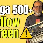 Repairing Yellow Screen Amiga 500 Plus