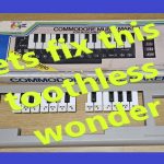 Commodore Music Maker key repair
