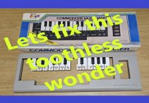 Commodore Music Maker key repair