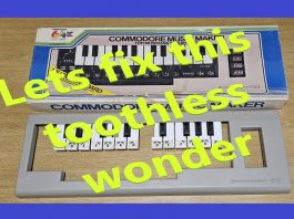 Commodore Music Maker key repair