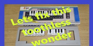 Commodore Music Maker key repair