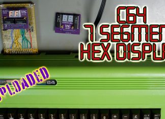 Building Hexadecimal LED Displays on the Commodore 64 Hexadecimal LED display