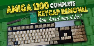 Cleaning the Amiga 1200 Keyboard: A Risky Restoration