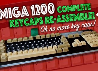 Amiga 1200 keycaps