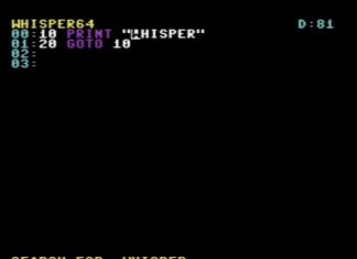 Whisper64 text editor