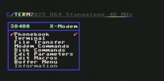 Ultimate64 Terminal App C-Term U64 2025 Arrives Ultimate64 terminal app