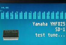 X65 YMF825 Sound Test on the WDC 65816 CPU X65 YMF825 Sound Test
