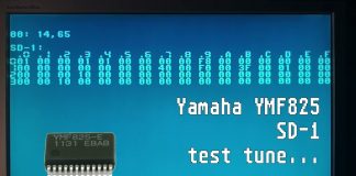 X65 YMF825 Sound Test on the WDC 65816 CPU X65 YMF825 Sound Test