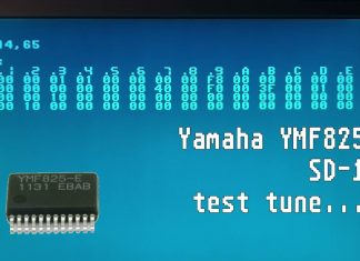 X65 YMF825 Sound Test on the WDC 65816 CPU X65 YMF825 Sound Test