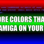 Sysop-64 HDMI Color Control Expands Commodore 64 Visuals Sysop-64 HDMI Color Control