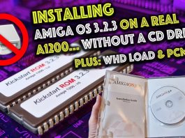 Installing Amiga OS 3.2.3 Workbench