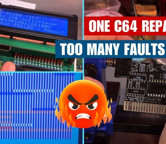Arctic Retro’s C64 Repair and DesTest MAX-Switch Build Arctic Retro C64 Repair