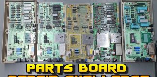 Commodore 64 parts board repairs