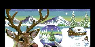 Snow Globe pixel art